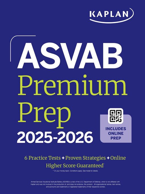 Title details for ASVAB Premium Prep 2025-2026 by Kaplan Test Prep - Available